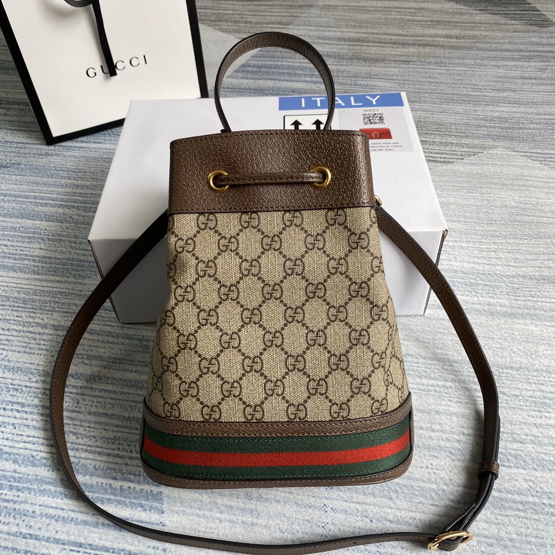 Gucci Ophidia Small GG Bucket Bag Shoulder Bag 550621